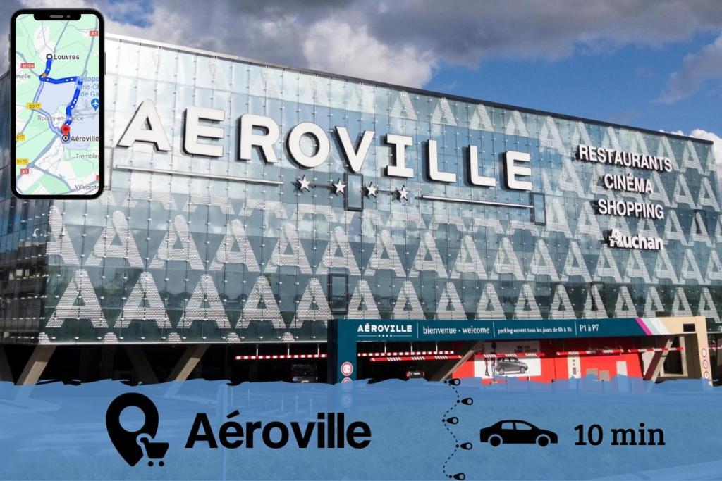 Ferienwohnung Smart House Airport Cdg, Asterix Louvres Exterior foto