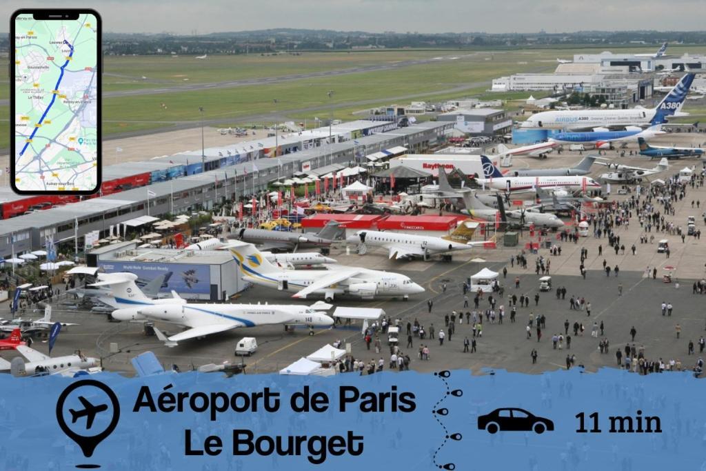 Ferienwohnung Smart House Airport Cdg, Asterix Louvres Exterior foto